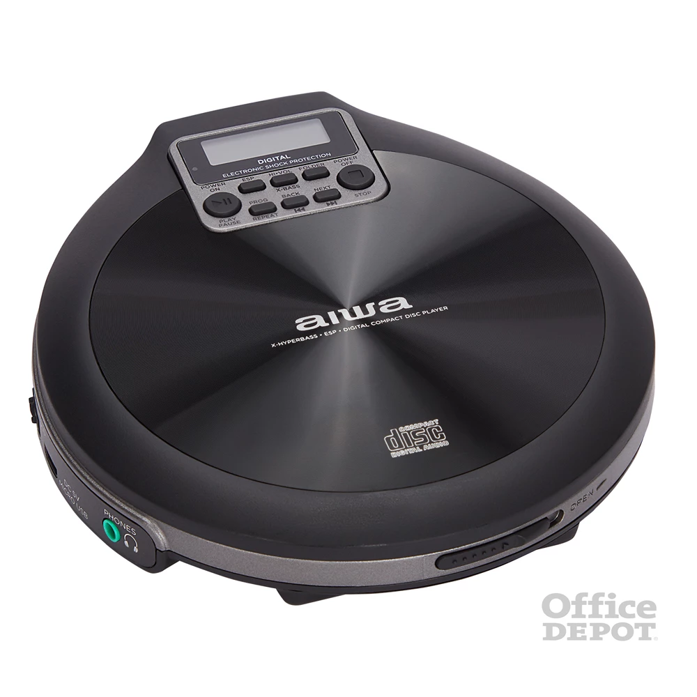 Aiwa PCD-810BK hordozható fekete CD lejátszó
