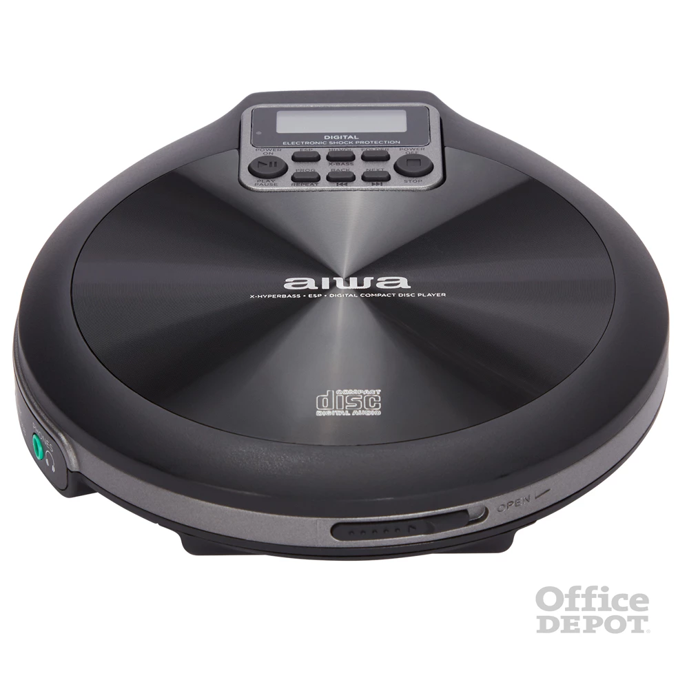 Aiwa PCD-810BK hordozható fekete CD lejátszó