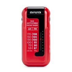 Aiwa R-22RD hordozható piros rádió Aiwa R-22RD hordozható piros rádió