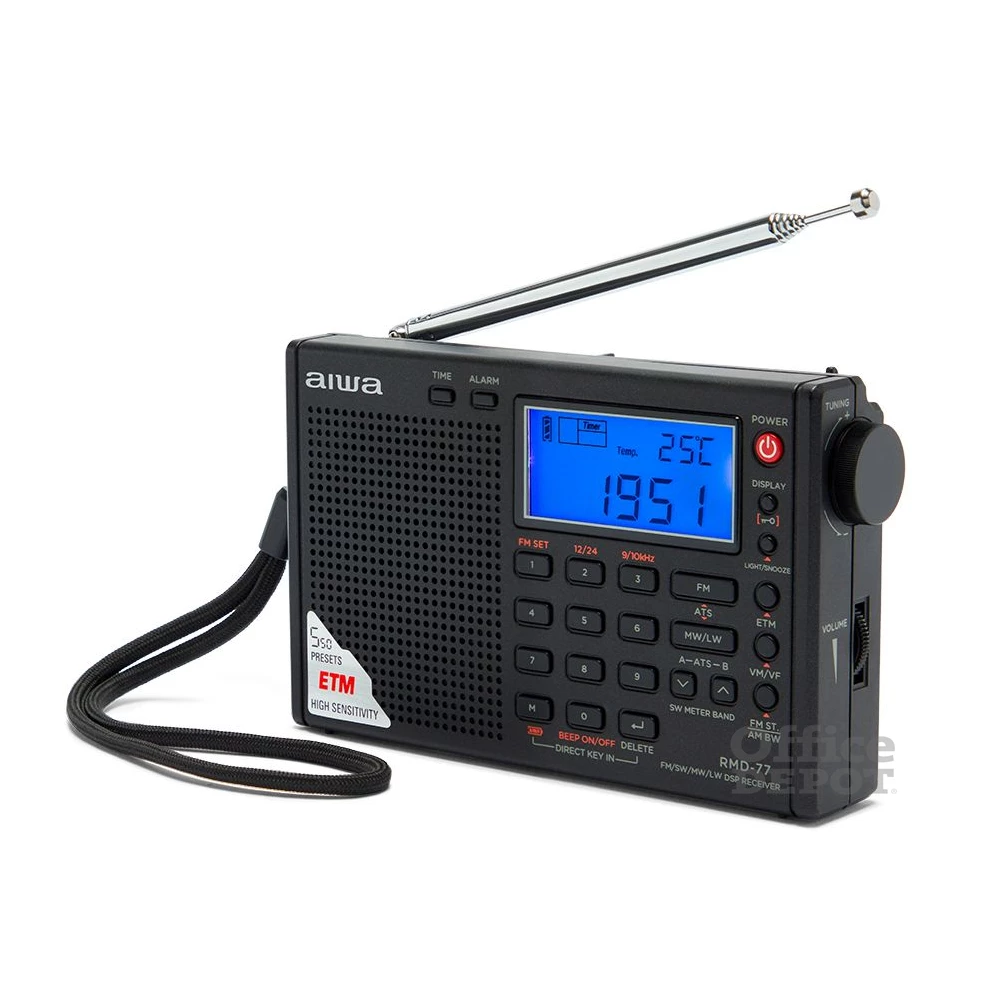 Aiwa RMD-77 fekete világvevő rádió