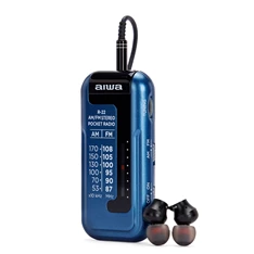 Aiwa R-22BL hordozható kék FM rádió Aiwa R-22BL hordozható kék FM rádió