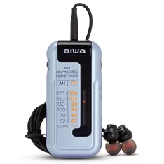 Aiwa R-22SL hordozható szürke FM rádió Aiwa R-22SL hordozható szürke FM rádió