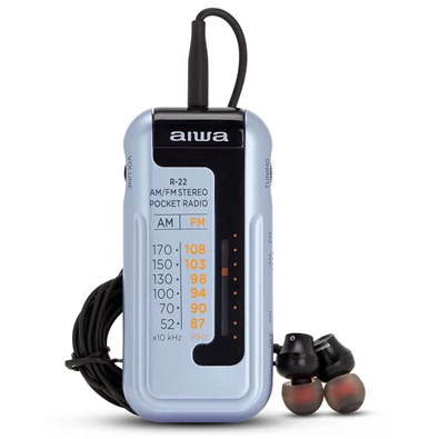 Aiwa R-22SL hordozható szürke FM rádió Aiwa R-22SL hordozható szürke FM rádió