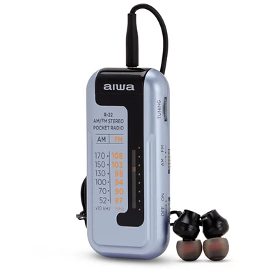 Aiwa R-22SL hordozható szürke FM rádió Aiwa R-22SL hordozható szürke FM rádió