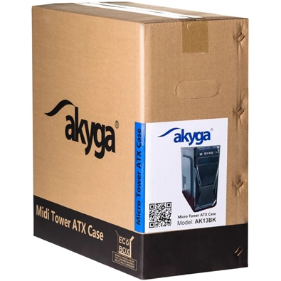 Akyga AK13BK táp nélküli ATX ház Akyga AK13BK táp nélküli ATX ház