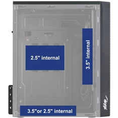 Akyga AK35BK táp nélküli mATX ház Akyga AK35BK táp nélküli mATX ház
