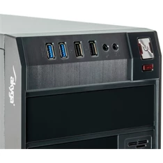 Akyga AK729BK táp nélküli mATX ház