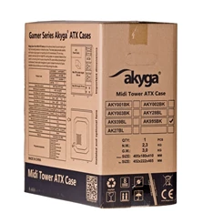 Akyga AK995BK táp nélküli ATX ház Akyga AK995BK táp nélküli ATX ház