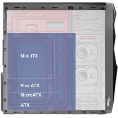 Akyga AK995BK táp nélküli ATX ház Akyga AK995BK táp nélküli ATX ház