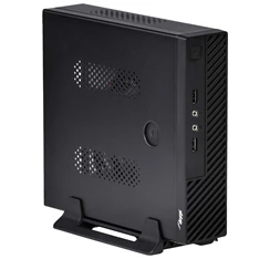 Akyga AK-100-01BK mITX fekete gépház + 60W táp Akyga AK-100-01BK mITX fekete gépház + 60W táp