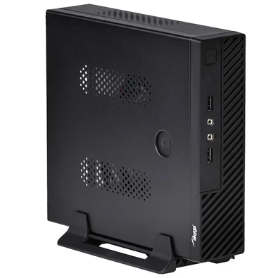 Akyga AK-100-01BK mITX fekete gépház + 60W táp Akyga AK-100-01BK mITX fekete gépház + 60W táp