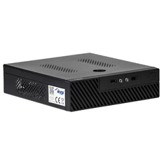 Akyga AK-100-01BK mITX fekete gépház + 60W táp Akyga AK-100-01BK mITX fekete gépház + 60W táp