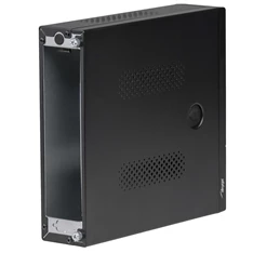 Akyga AK-100-01BK mITX fekete gépház + 60W táp Akyga AK-100-01BK mITX fekete gépház + 60W táp