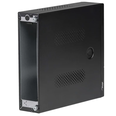 Akyga AK-100-01BK mITX fekete gépház + 60W táp Akyga AK-100-01BK mITX fekete gépház + 60W táp