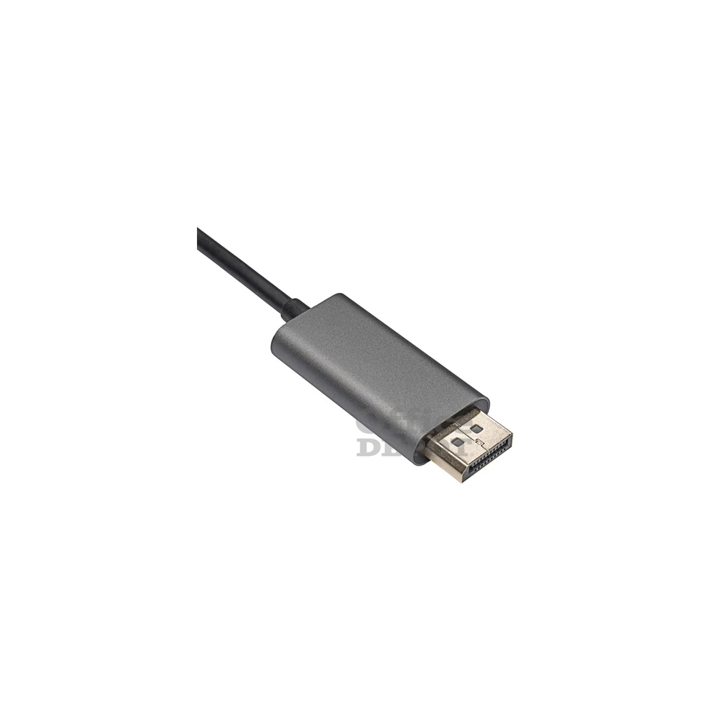 Akyga AK-AV-18 USB-C -> HDMI 1.4 M/M video kábel 1.8m fekete