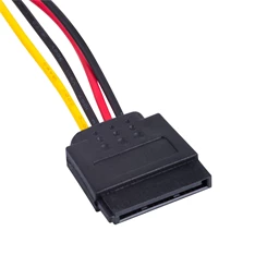 Akyga SATA Y-elosztó kábel 15cm