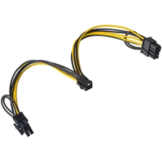 Akyga AK-CA-55 15cm 1x 6-tűs PCI Express - 2x 6+2-tűs PCI Express kábel Akyga AK-CA-55 15cm 1x 6-tűs PCI Express - 2x 6+2-tűs PCI Express kábel