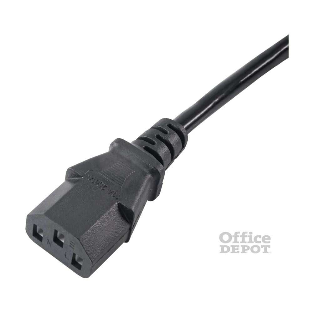 Akyga AK-PC-03A 1,8m IEC C14 - IEC C13 monitor / PC tápkábel hosszabító
