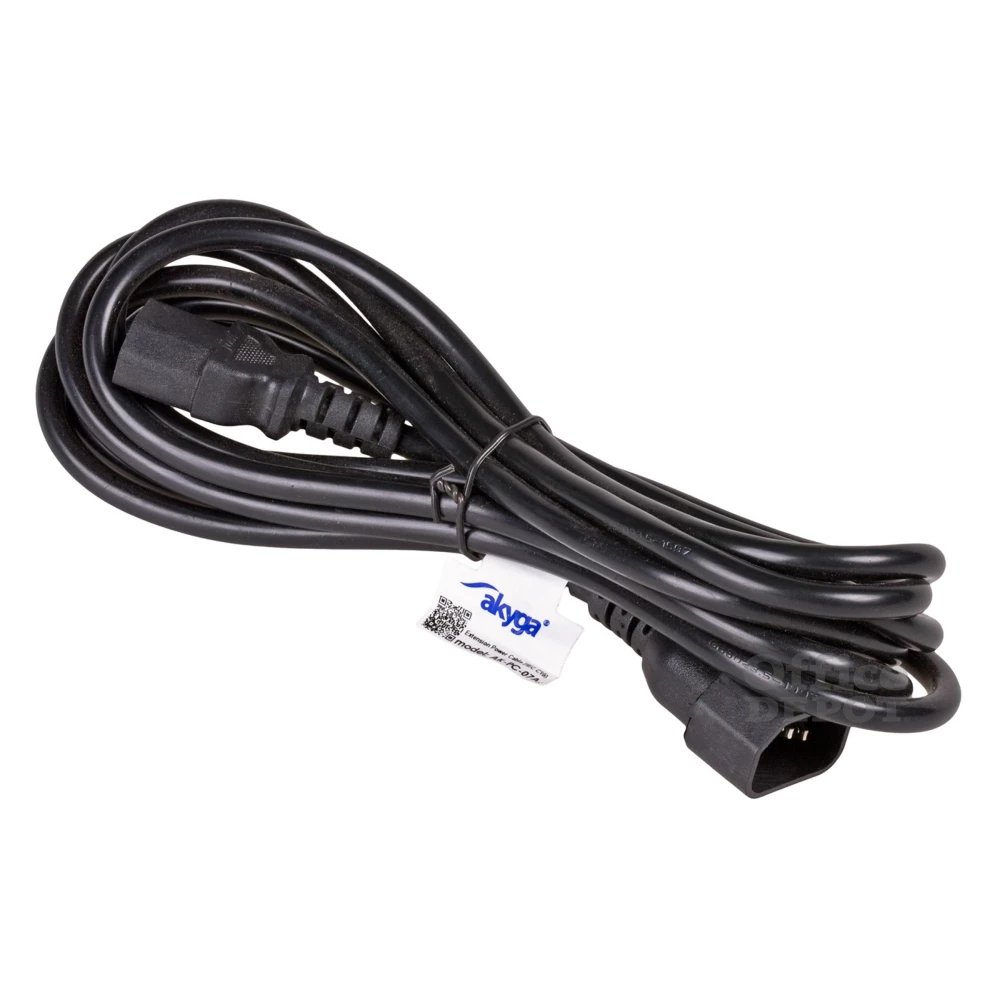 Akyga 3m IEC C14 - IEC C13 tápkábel
