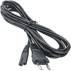 Akyga "nyolc" 3m Europlug CEE 7/16 - IEC C7 SN-14 piskóta tápkábel Akyga "nyolc" 3m Europlug CEE 7/16 - IEC C7 SN-14 piskóta tápkábel