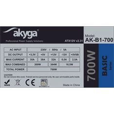 Akyga Ak-B1-700 700W ATX tápegység Akyga Ak-B1-700 700W ATX tápegység