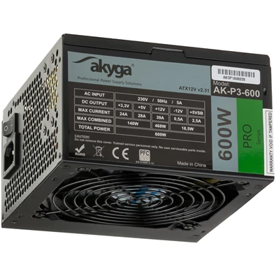 Akyga Ak-P3-600 600W ATX tápegység Akyga Ak-P3-600 600W ATX tápegység
