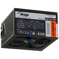 Akyga 500W 80+ Bronze ATX tápegység Akyga 500W 80+ Bronze ATX tápegység