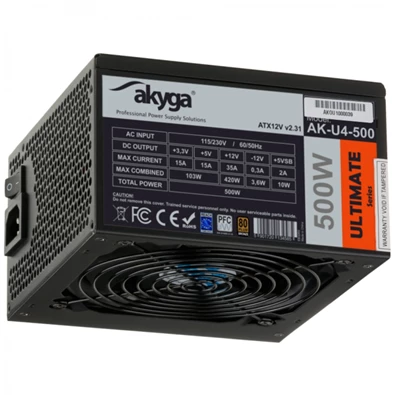 Akyga 500W 80+ Bronze ATX tápegység Akyga 500W 80+ Bronze ATX tápegység