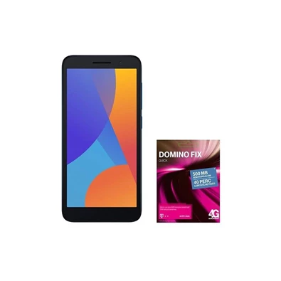 Alcatel 1 DS 2021 5" 16GB Dual SIM fekete okostelefon + DominoFix Quick alapcsomag Alcatel 1 DS 2021 5" 16GB Dual SIM fekete okostelefon + DominoFix Quick alapcsomag