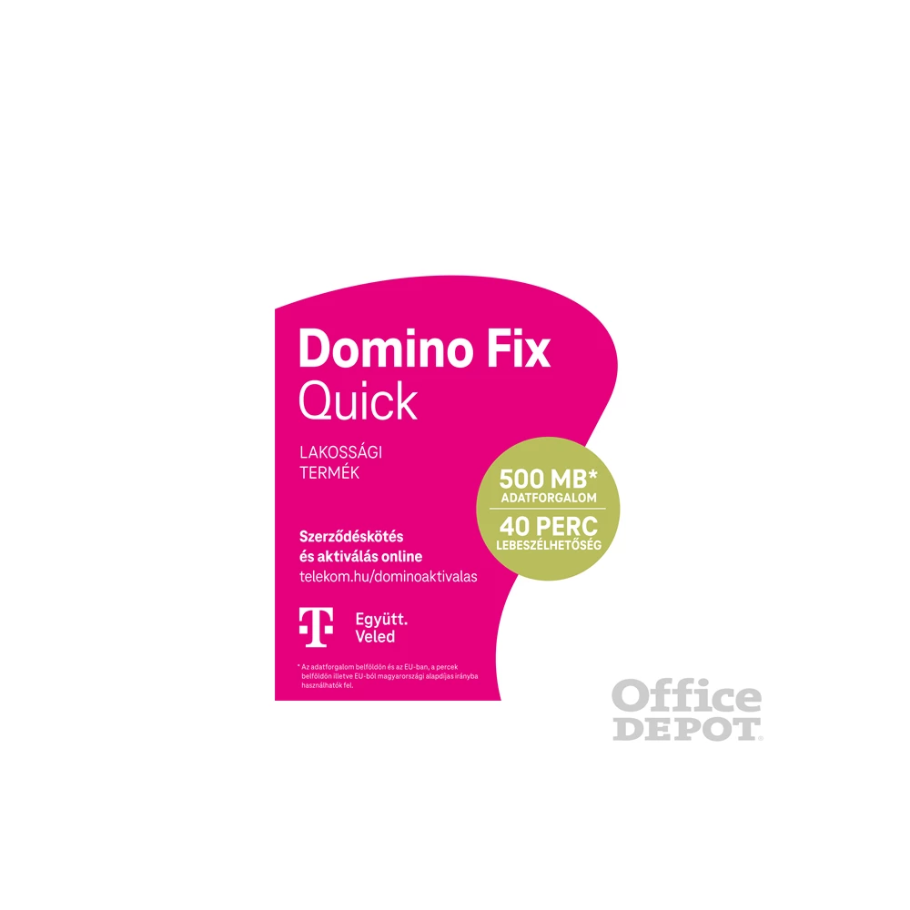 Alcatel 1 DS 2021 5" 16GB Dual SIM fekete okostelefon + DominoFix Quick alapcsomag