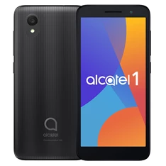 Alcatel 1 DS 2021 5" 16GB Dual SIM fekete okostelefon + DominoFix Quick alapcsomag