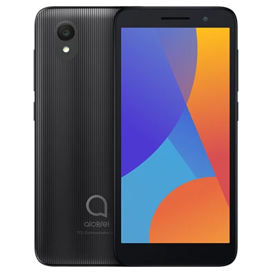 Alcatel 1 DS 2021 5" 16GB Dual SIM fekete okostelefon + DominoFix Quick alapcsomag