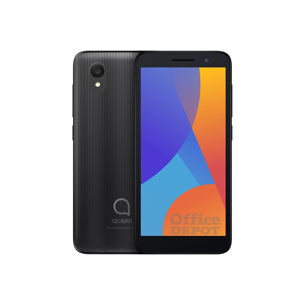 Alcatel 1 DS 2021 5" 16GB Dual SIM fekete okostelefon + DominoFix Quick alapcsomag