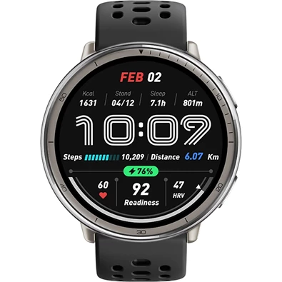 Amazfit Active 2 fekete szilikon szíjas okosóra Amazfit Active 2 fekete szilikon szíjas okosóra