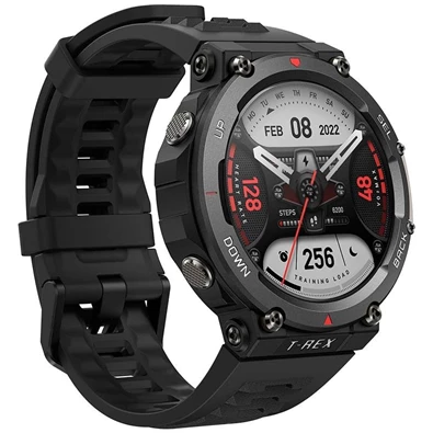 Amazfit T-Rex 2 Ember Black fekete okosóra Amazfit T-Rex 2 Ember Black fekete okosóra