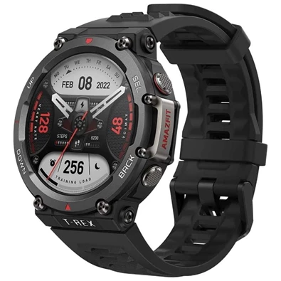Amazfit T-Rex 2 Ember Black fekete okosóra Amazfit T-Rex 2 Ember Black fekete okosóra