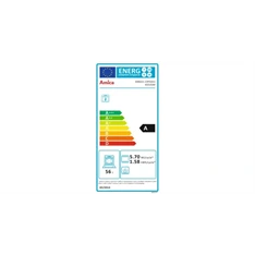 Amica 55347 inox, szabadonálló, gáz, főzőzóna: 4, sütő:58L, tűzhely