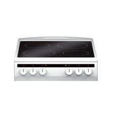 Amica 55353 fehér, szabadonálló, kerámialapos, elektromos, főzőzóna: 4, sütő:65L, grill, tűzhely