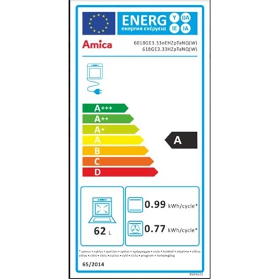Amica 55700 fehér kombinált tűzhely Amica 55700 fehér kombinált tűzhely