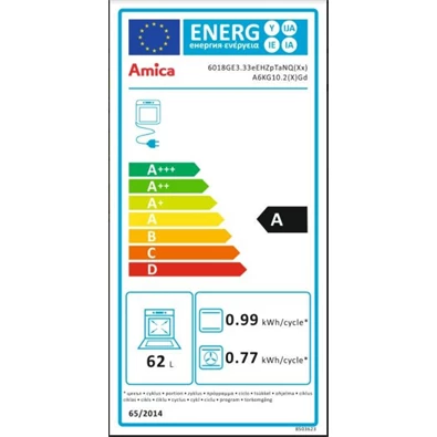 Amica 55701 inox kombinált tűzhely Amica 55701 inox kombinált tűzhely
