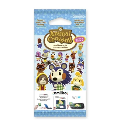 Amiibo Animal Crossing: Happy Home Designer Vol.3 3 darabos kártya csomag Amiibo Animal Crossing: Happy Home Designer Vol.3 3 darabos kártya csomag