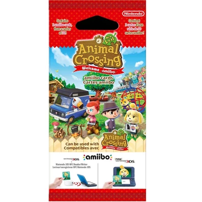 Amiibo Animal Crossing: New Leaf - Welcome amiibo 3 darabos kártya csomag Amiibo Animal Crossing: New Leaf - Welcome amiibo 3 darabos kártya csomag