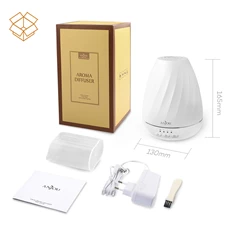 Anjou AJ-ADA003 fehér ultrahangos illóolaj párásító LED fénnyel Anjou AJ-ADA003 fehér ultrahangos illóolaj párásító LED fénnyel