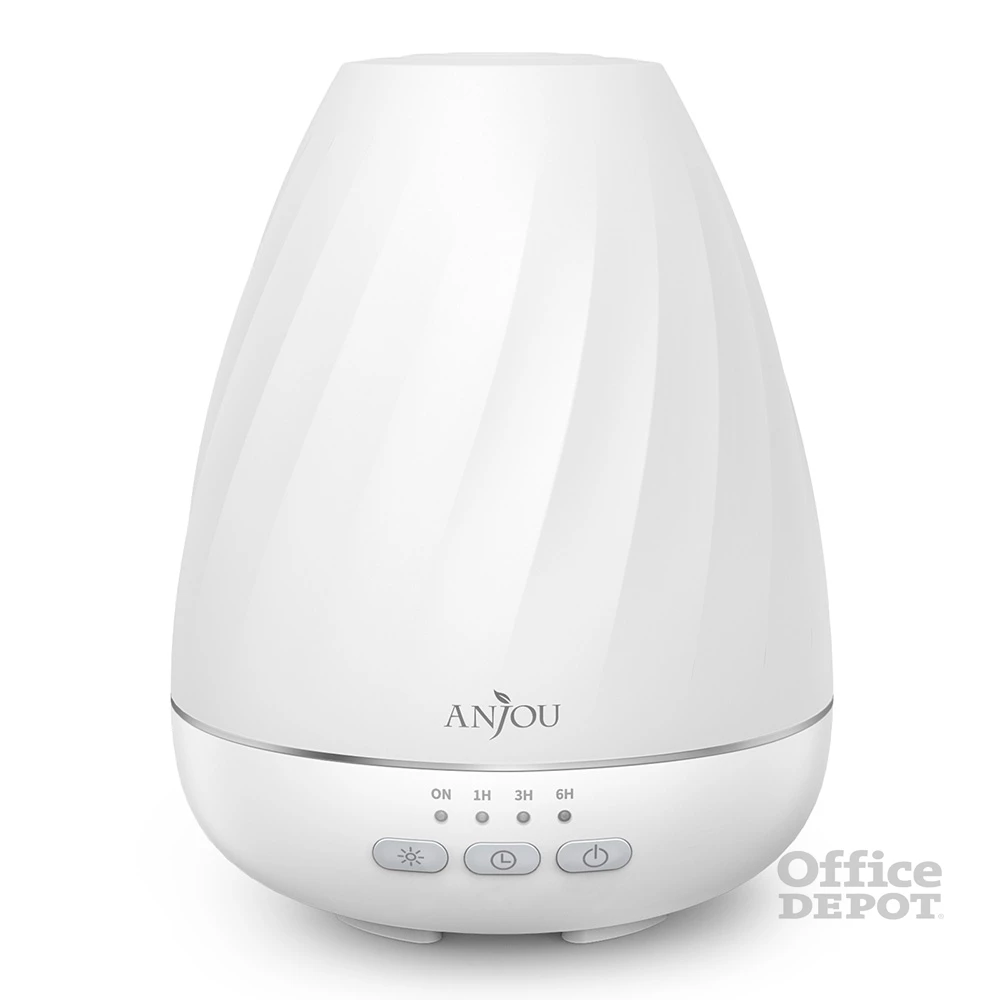 Anjou AJ-ADA003 fehér ultrahangos illóolaj párásító LED fénnyel