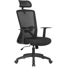 Antares JOY fekete/mesh fekete fejtámlás hálós forgószék Antares JOY fekete/mesh fekete fejtámlás hálós forgószék