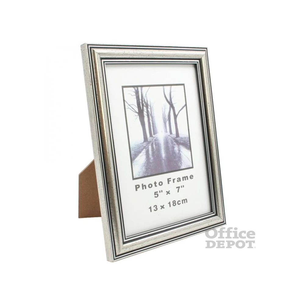 Antik 13x18cm ezüst képkeret