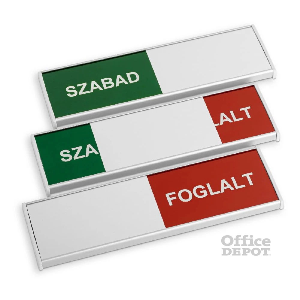 Alusign Fix szabad - foglalt tábla