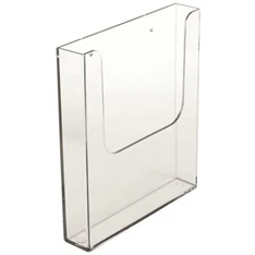 Antra Plexi 4170X A5 fali 1 rekeszes szórólaptartó Antra Plexi 4170X A5 fali 1 rekeszes szórólaptartó