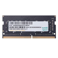 Apacer 8GB/2400MHz DDR-4 (ES.08G2T.GFH) notebook memória Apacer 8GB/2400MHz DDR-4 (ES.08G2T.GFH) notebook memória