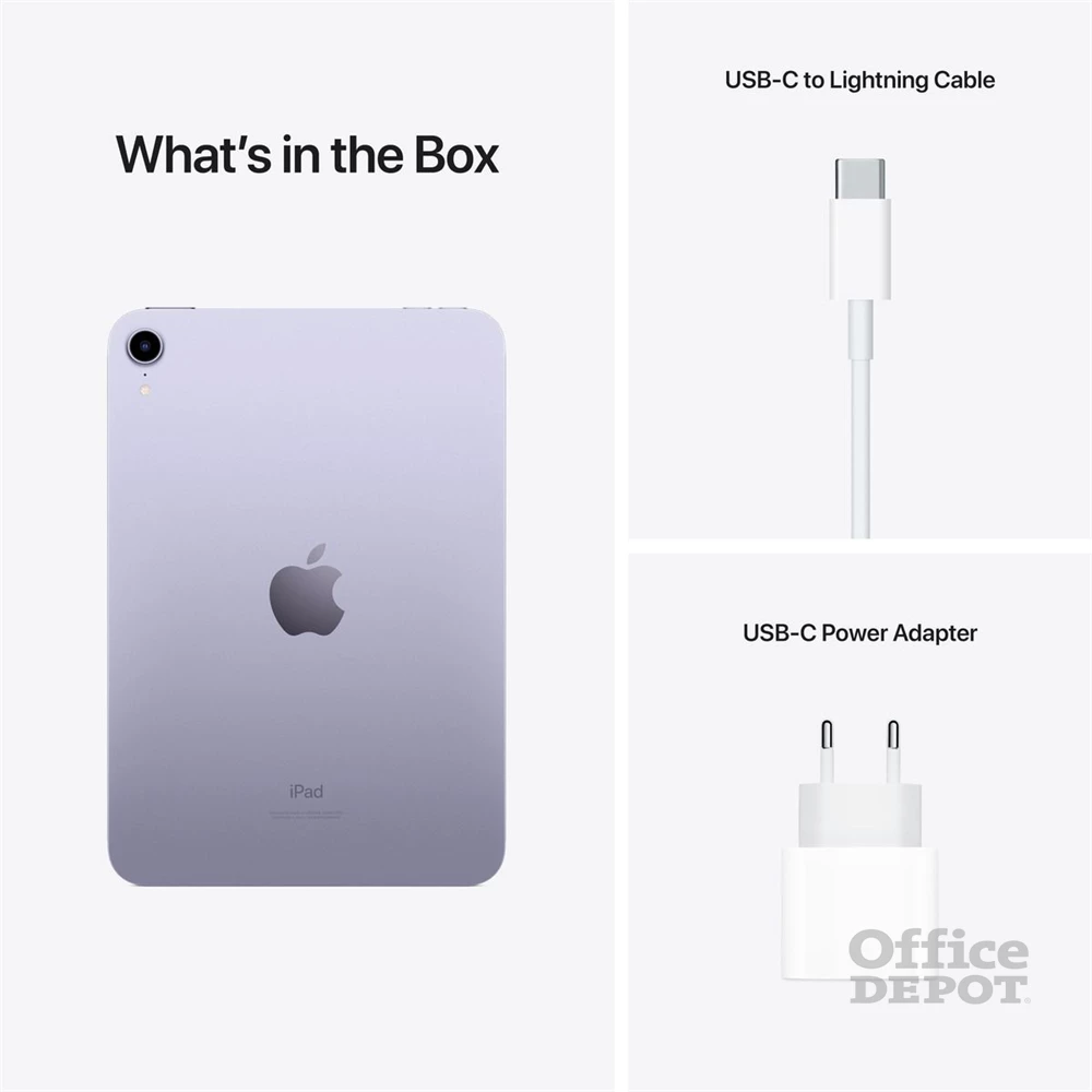 Apple 8,3" iPad mini 6 64GB Wi-Fi Purple (lila)